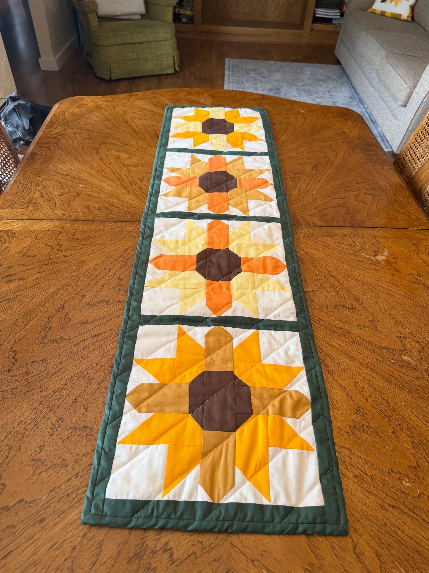Sunflower Table Runner