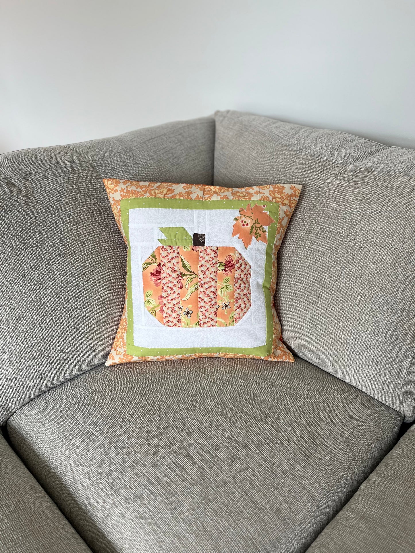 Fall Pillow Cover (Floral Version)