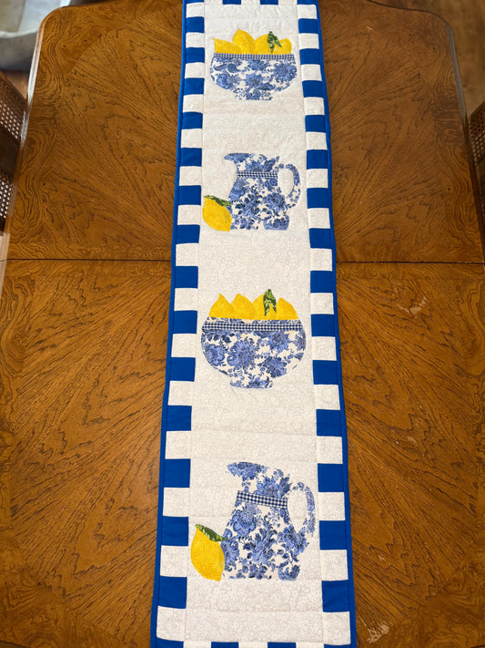 Summer Lemon Table Runner