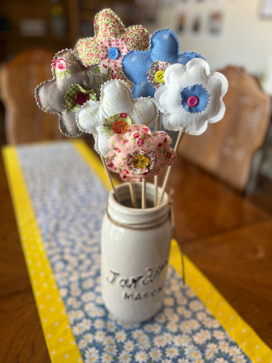 Flower Patch Fabric Flowers