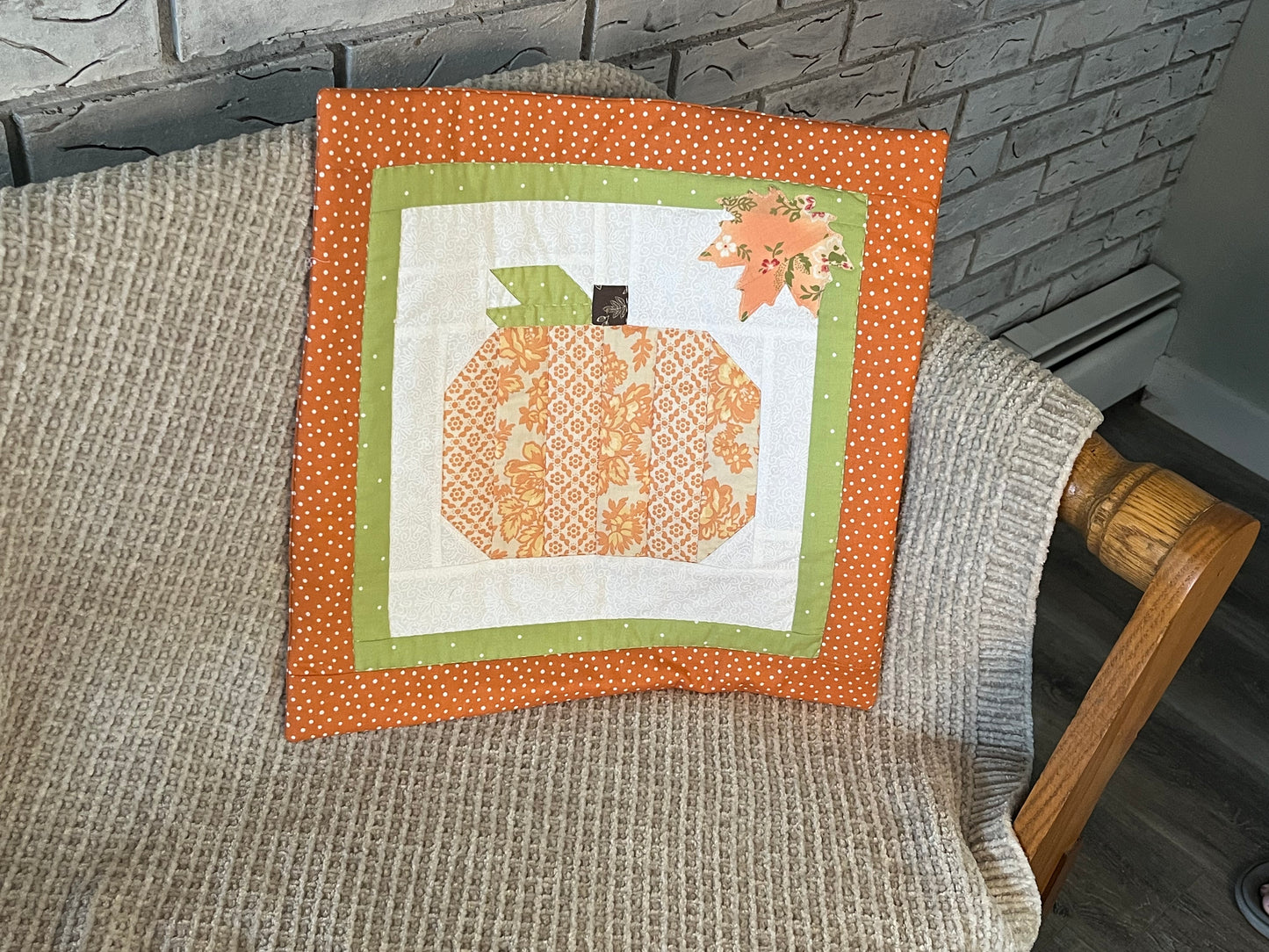 Fall Pillow Covers (Pol-ka-dot Version)