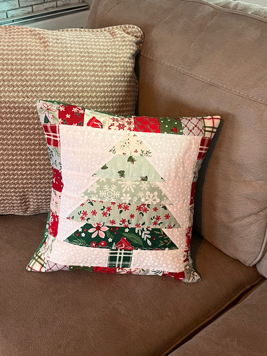 Mistletoe and Holly Pillow Covers