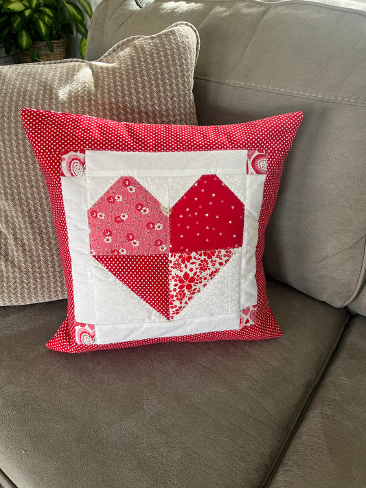 Heart Pillow Cover