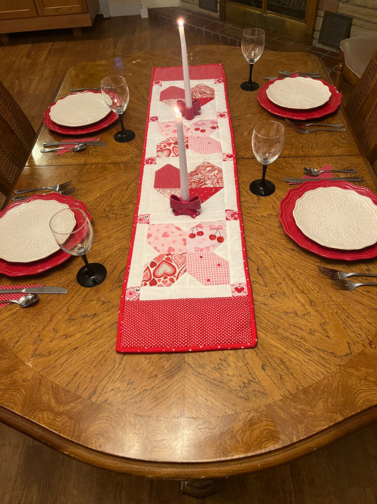 Valentines Day Table Runner