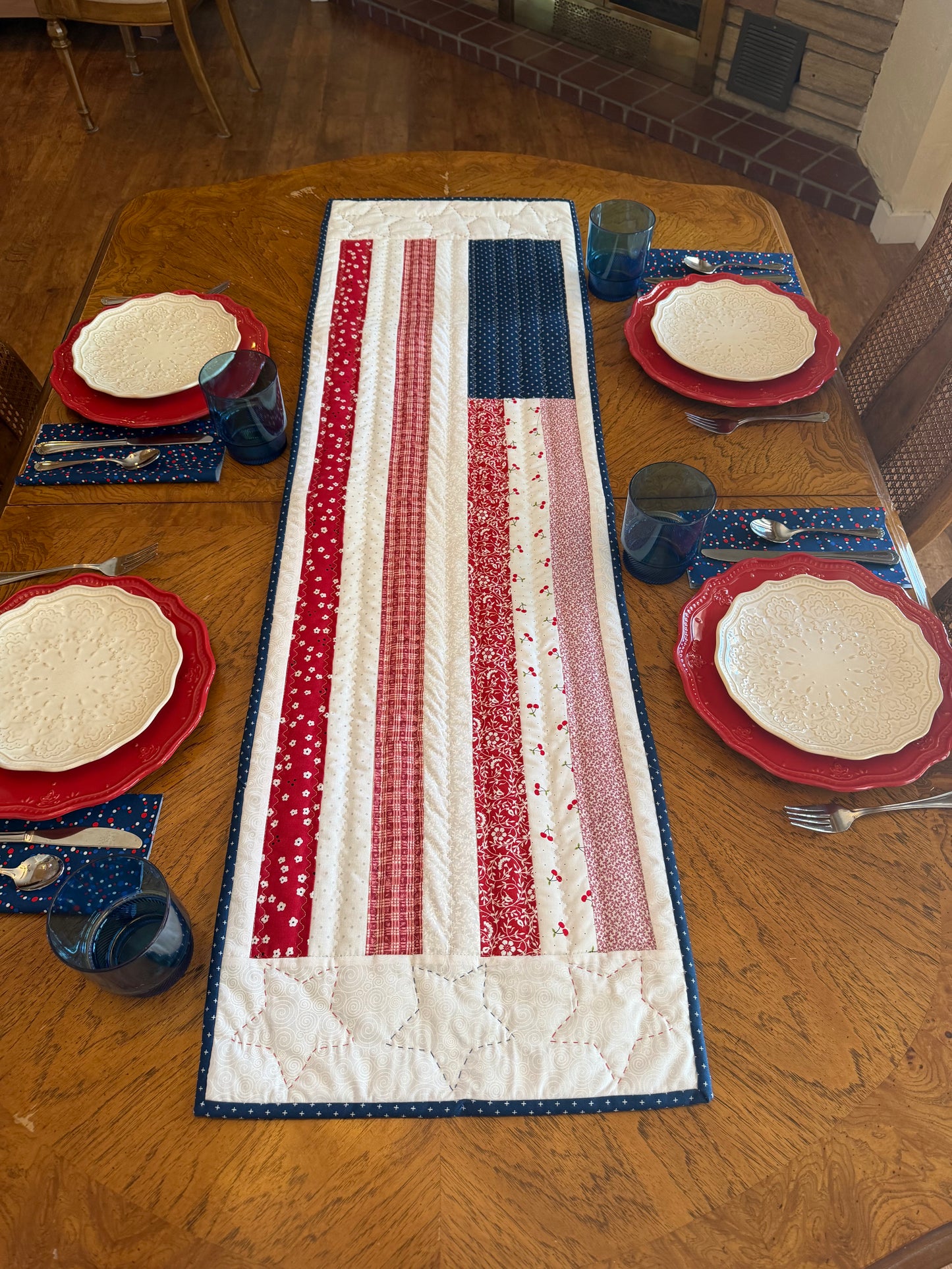 Flag Table Runner